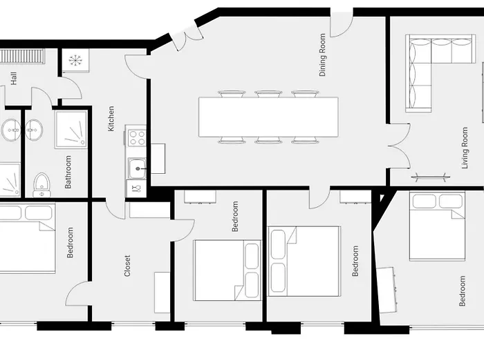 Former Dukes - 4 Bedrooms - 2 Bathroms By Daniel&jacob's Appartement *